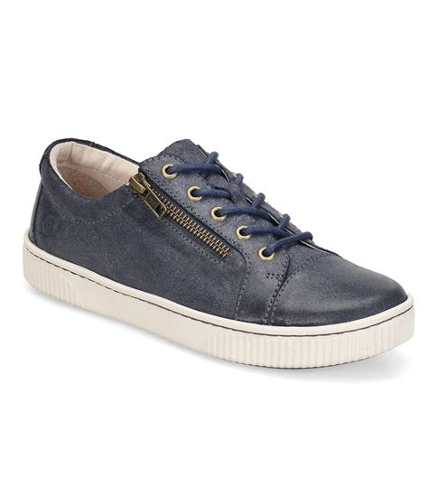 navy blue leather trainers womens